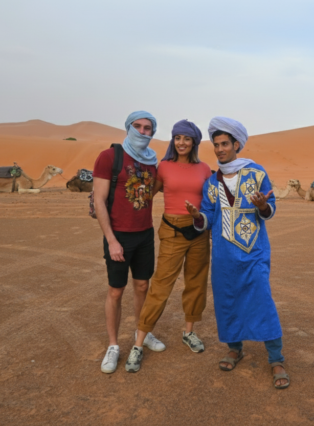 coppia in marocco con guida